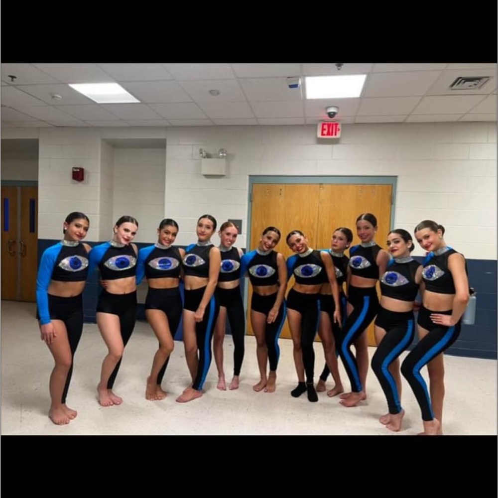 Gorgeous evil eye dance costume